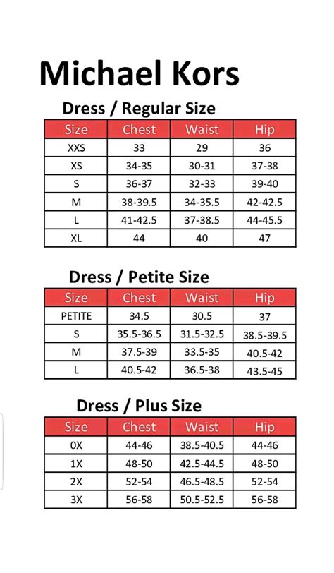 michael kors maattabel|Michael Kors Shoe Size Charts .